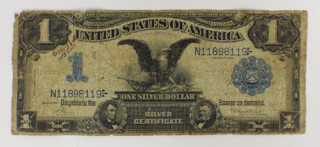 1899 US $1 SILVER CERTIFICATE (1 of 2)