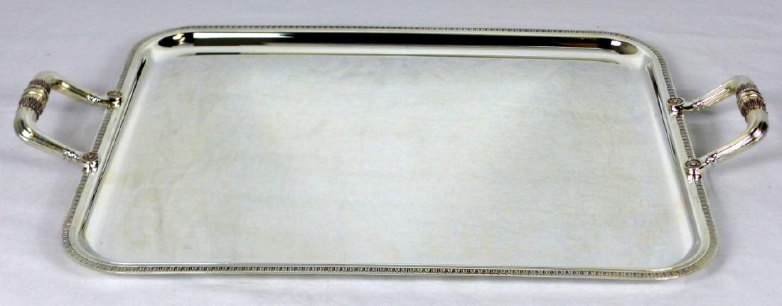 2pc CHRISTOFLE SILVER PLATED SERVING TRAYS (1 of 8)