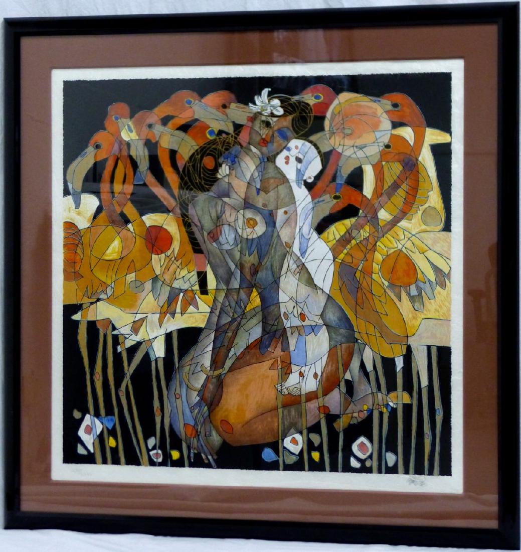 JIANG TIEFENG 'WHISPER' SERIGRAPH (1 of 7)