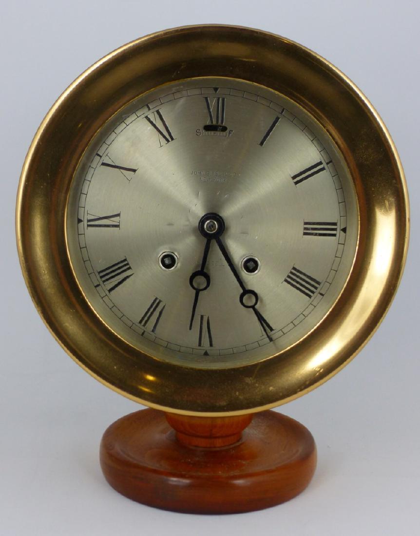 JOHN BLISS & CO CHELSEA SHIPS BELL CLOCK (1 of 6)