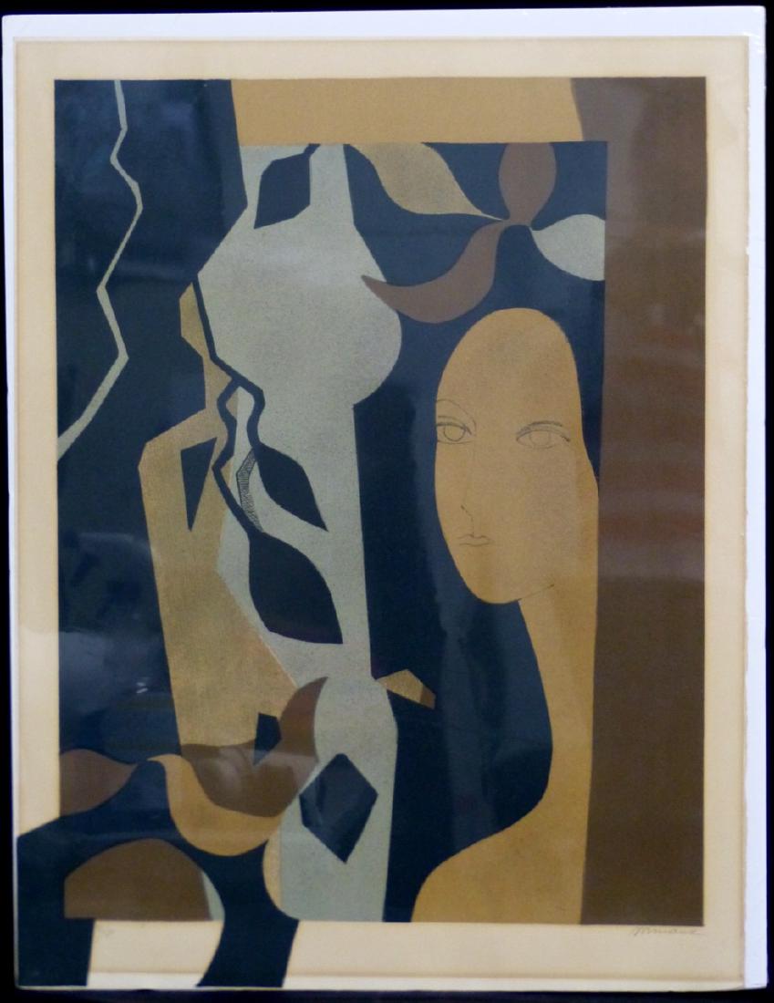 ANDRE MINAUX 'HELENE' LITHOGRAPH (1 of 4)