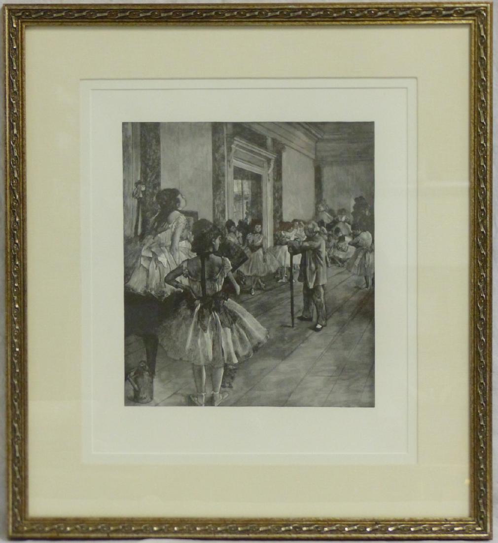 EDGAR DEGAS 'DEGAS AND HIS DANCERS' ETCHING (1 of 6)