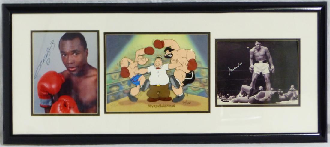 LET'S RUMBLE POPEYE CEL & SIGNED PHOTOS ALI (1 of 6)