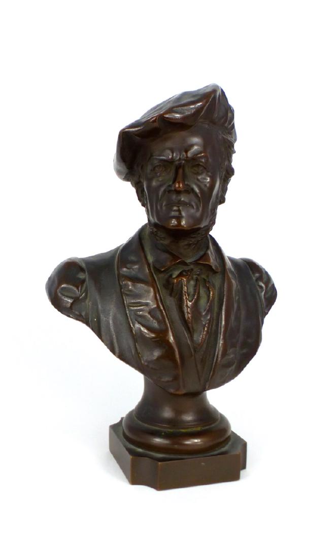 EUGEN BORMEL BRONZE BUST OF A SCHOLAR (1 of 8)