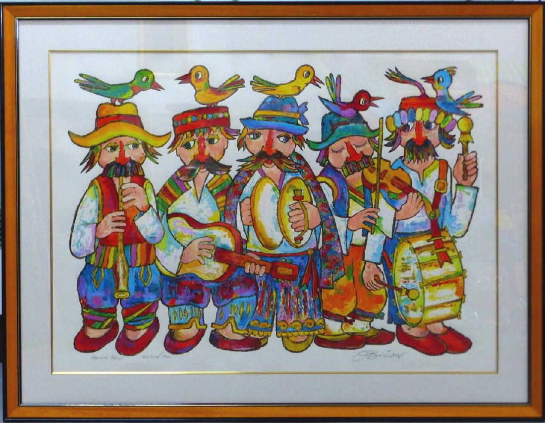 JOVAN OBICAN 'FIVE MUSICIANS' LITHOGRAPH (1 of 6)