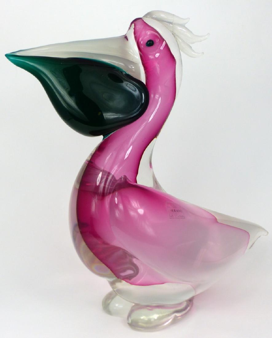 LARGE PUCCINI MURANO GLASS PELICAN (1 of 10)