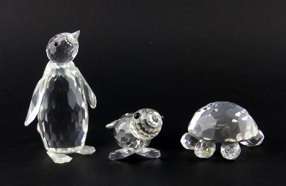 3pc SWAROVSKI CRYSTAL MARINE ANIMAL FIGURINES (1 of 4)