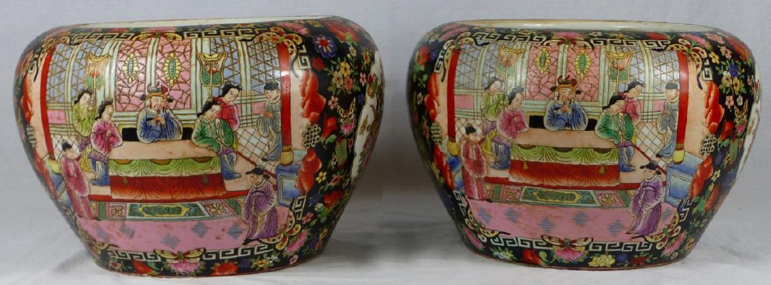 PR CHINESE FAMILLE NOIR PORCELAIN PLANTERS (1 of 14)