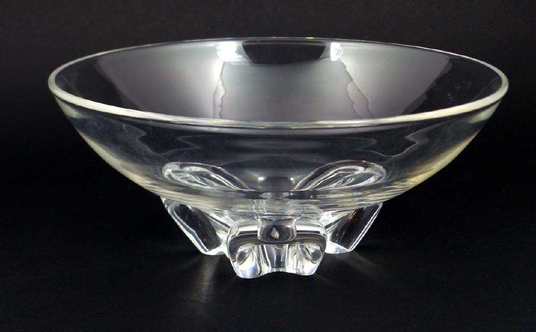 STEUBEN TRI-FOOTED CRYSTAL BOWL (1 of 6)