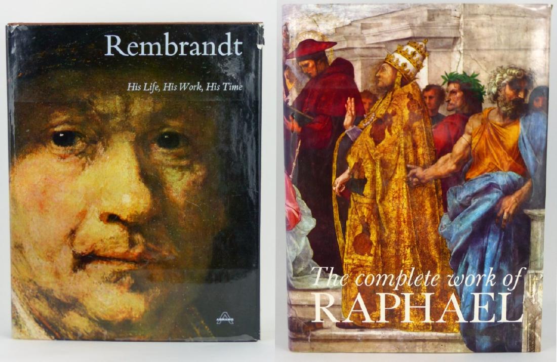 2pc REMBRANDT & RAPHAEL COFFEE TABLE BOOKS (1 of 12)
