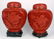 PR CHINESE CINNABAR STYLE GINGER JARS - 2