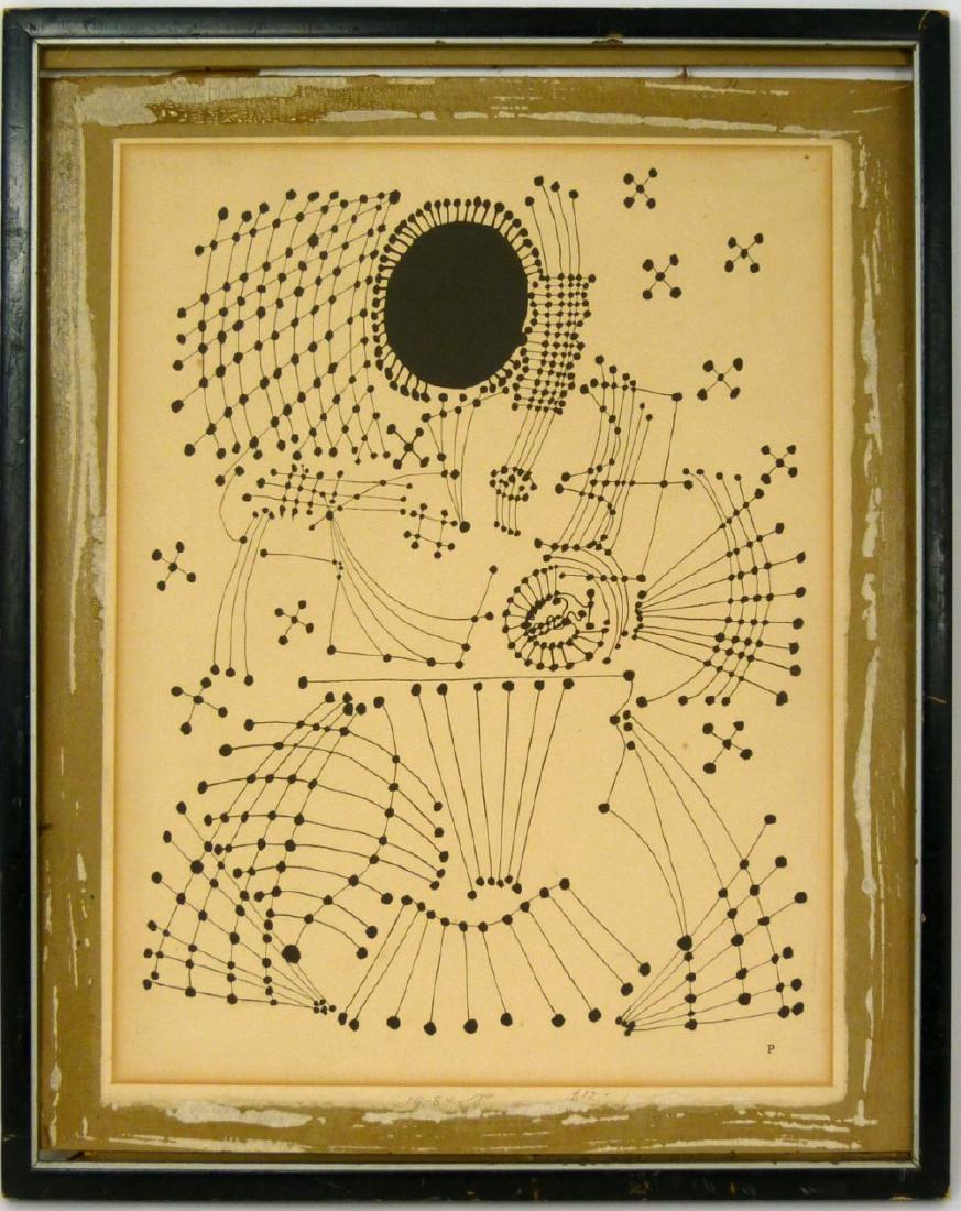 PABLO PICASSO CONSTELLATIONS ORIGINAL WOODCUT: Pablo Picasso (1881-1973) woodcut print from Honoré de Balzac, Le Chef d'oeuvre Inconnu (The Unknown Masterpiece). Printed by Ambroise Vollard, Paris. Sheet measures approx 13" (33cm) x 10" (25.4cm) 