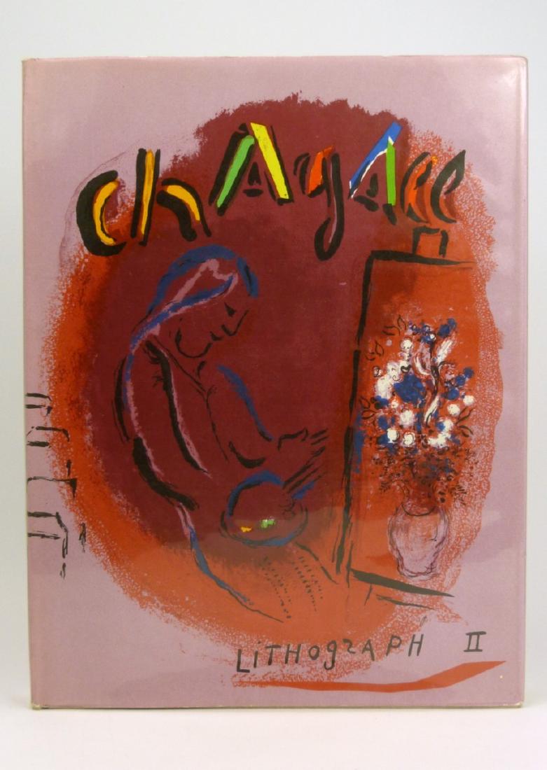 LITHOGRAPHS OF MARC CHAGALL 1957-1962 VOL II BOOK: 'The Lithographs of Chagall, 1957-1962', Vol II, forward by Fernand Mourlot, Library of Congress Catalog Card Number 60-15726, published in 1963 by arrangement with Andre Sauret, Andre Sauret, Editeur