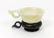 CHINESE CARVED WHITE JADE CUP w STAND