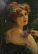 EMILE VERNON 'GIRL w LILACS' OIL PAINTING / CANVAS - 2