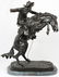 FREDERIC REMINGTON BRONZE AUTHORIZED EDITION wBOOK