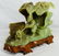 CHINESE CELADON JADE ELDER SCULPTURE - 2