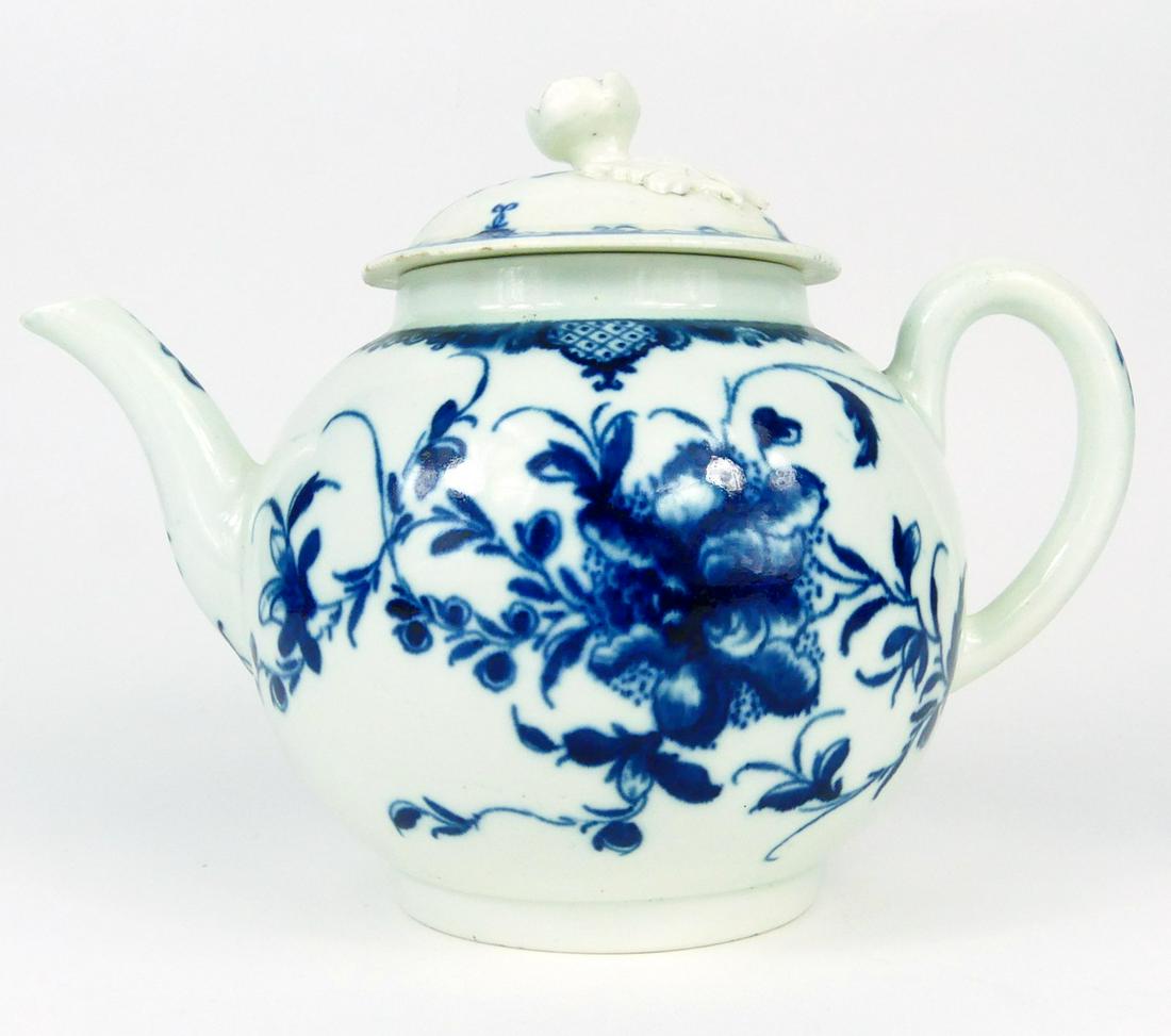 DR. WALL WORCESTER PORCELAIN TEAPOT (1 of 4)