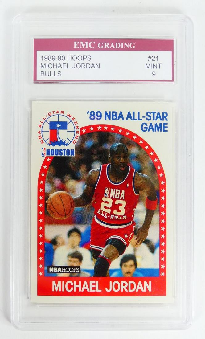 1989-90 NBA HOOPS MICHAEL JORDAN BASKETBALL CARD (1 of 2)