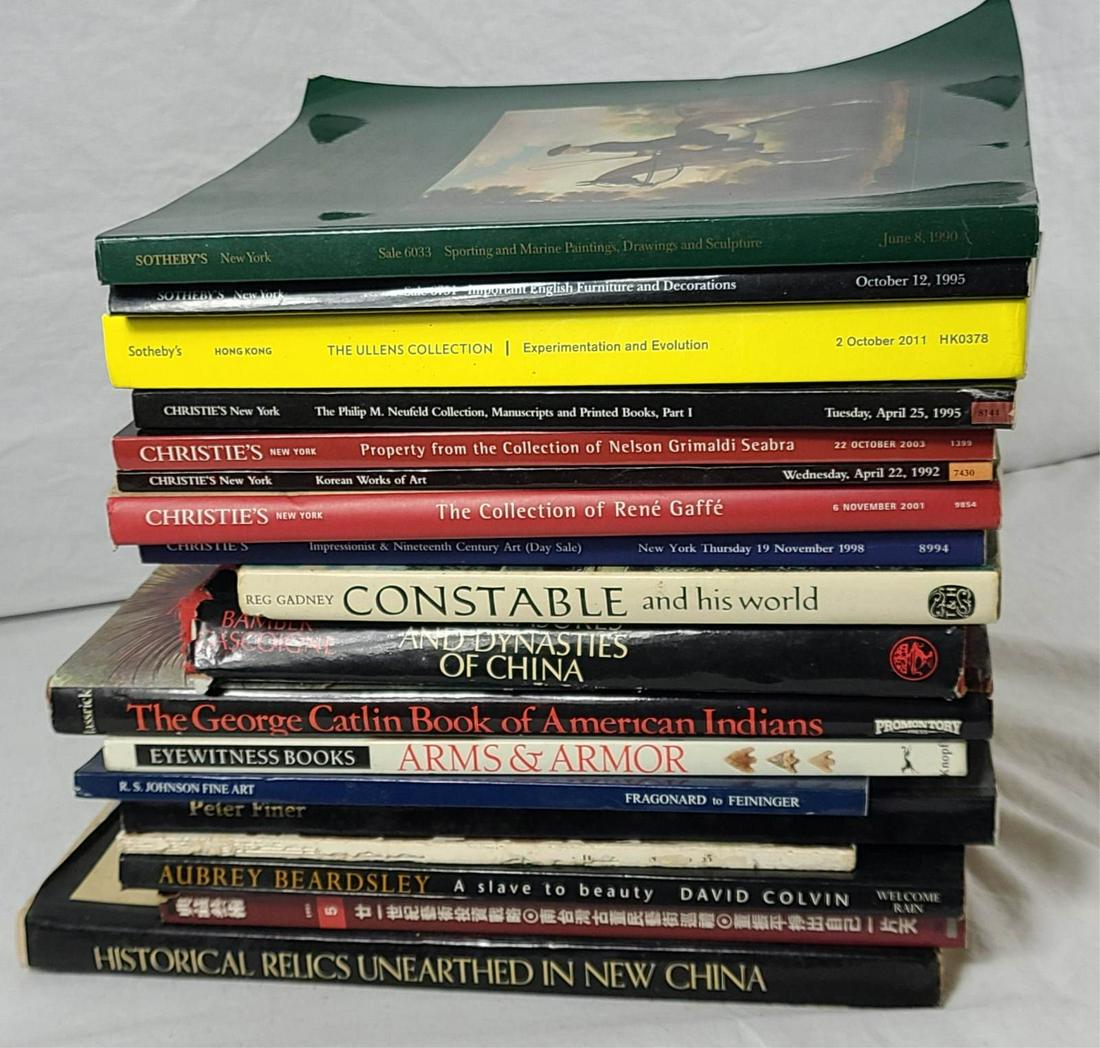 20pc BOOKS & CATALOGS SOTHEBYS, CHRISTIES & MORE (1 of 6)