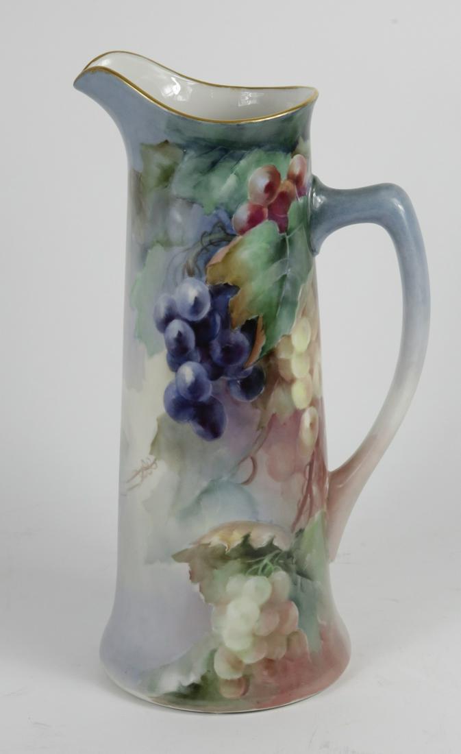 JEAN POUYAT LIMOGES PORCELAIN PITCHER / TANKARD (1 of 7)