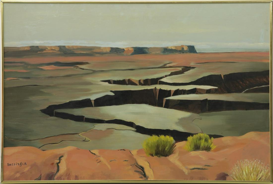 BETSY BESSINGER ACRYLIC PAINTING ON CANVAS (1 of 4)