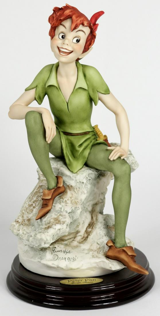 GIUSEPPE ARMANI PETER PAN DISNEY SCULPTURE w BOX (1 of 9)