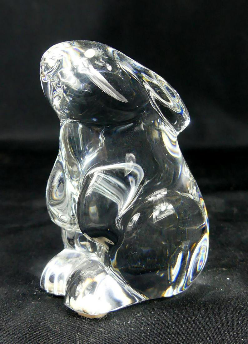 BACCARAT CRYSTAL RABBIT FIGURINE (1 of 5)