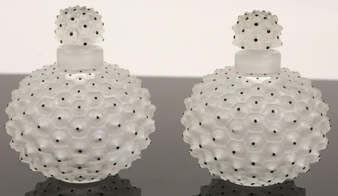 PR LALIQUE ANEMONE CRYSTAL PERFUME BOTTLES (1 of 10)