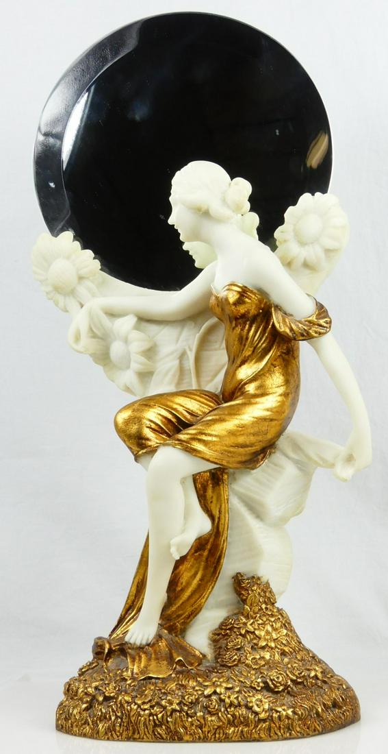 LOUIS BEATAUX 'GIRL WITH SUNFLOWERS' MIRROR (1 of 8)