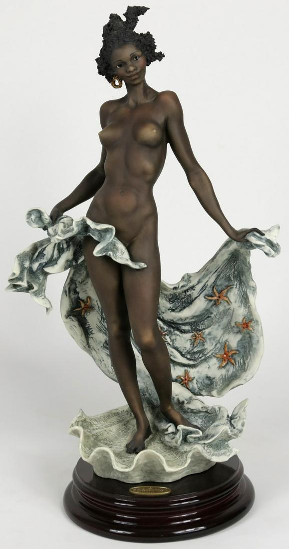 GIUSEPPE ARMANI EBONY SCULPTURE w BOX (1 of 12)