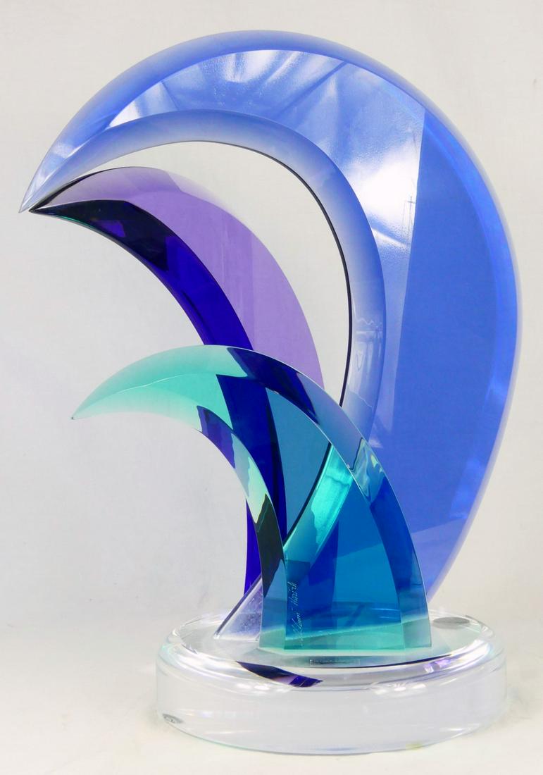 SHLOMI HAZIZA LUCITE ACRYLIC TABLE SCULPTURE (1 of 6)