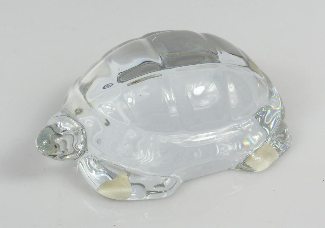 BACCARAT CRYSTAL TURTLE FIGURINE (1 of 10)