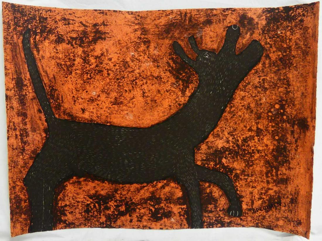 RUFINO TAMAYO 'PERRO' COLOR AQUATINT & ETCHING (1 of 4)