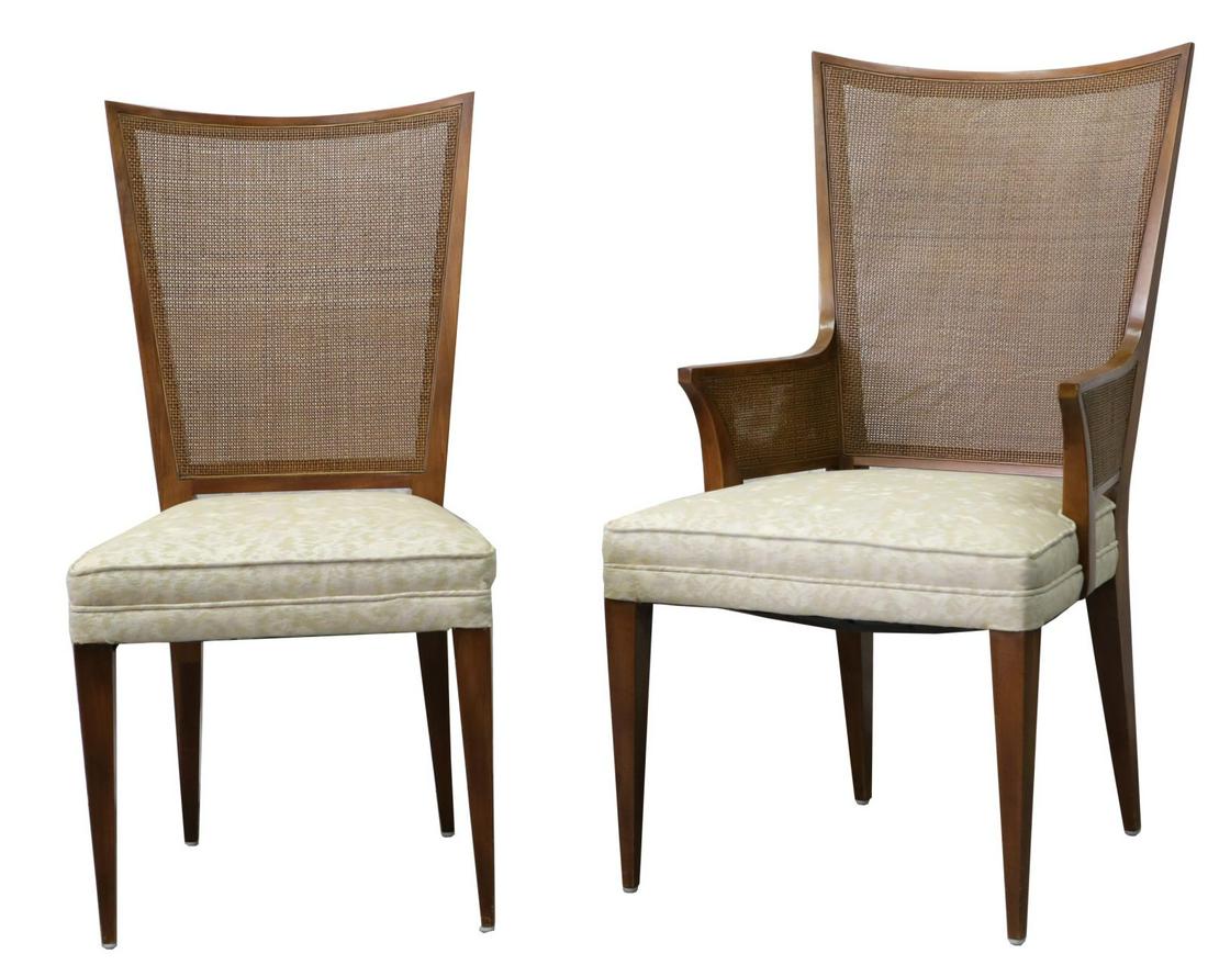 6pc JOHN WIDDICOMB CANE DINING CHAIRS (1 of 6)