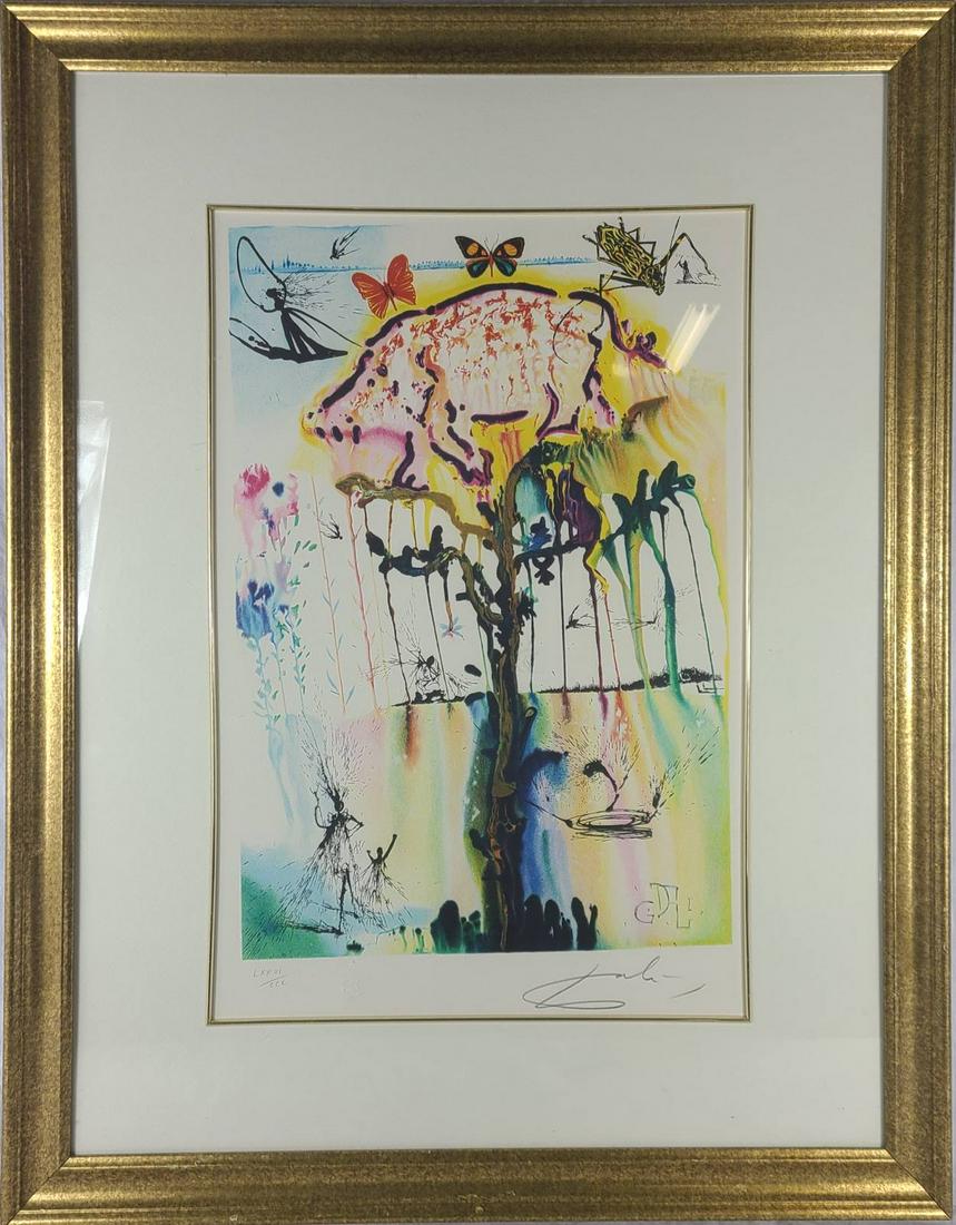 SALVADOR DALI 'ALICE IN WONDERLAND' LITHOGRAPH (1 of 6)