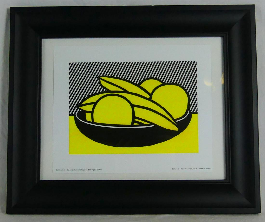 ROY LICHTENSTEIN 'BANANAS & GRAPEFRUIT' LITHO (1 of 5)