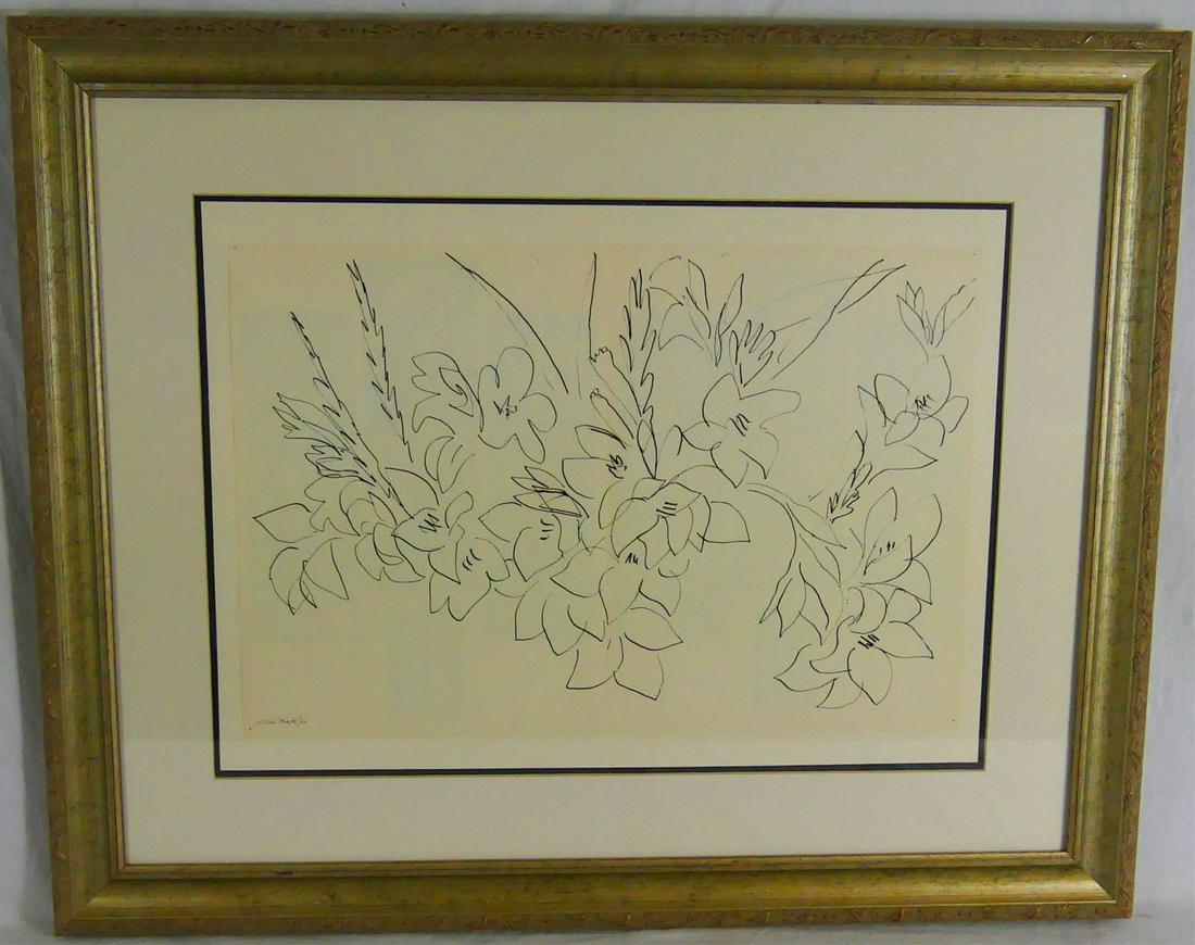 HENRI MATISSE 'STILL LIFE WITH FLOWERS' LITHOGRAPH (1 of 5)