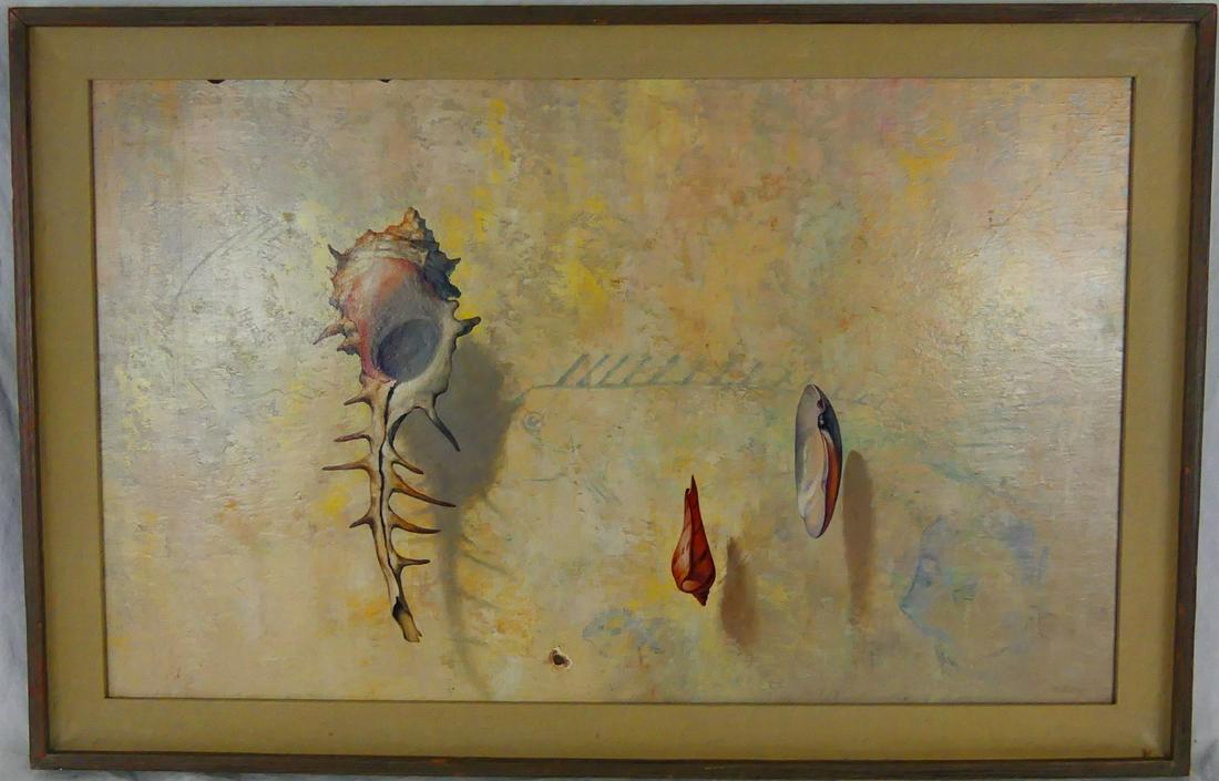 ALEJANDRO DE CANEDO 'SHELLS & FISH' OIL ON BOARD (1 of 7)