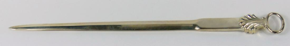 TIFFANY & CO FAN SHELL STERLING LETTER OPENER (1 of 4)