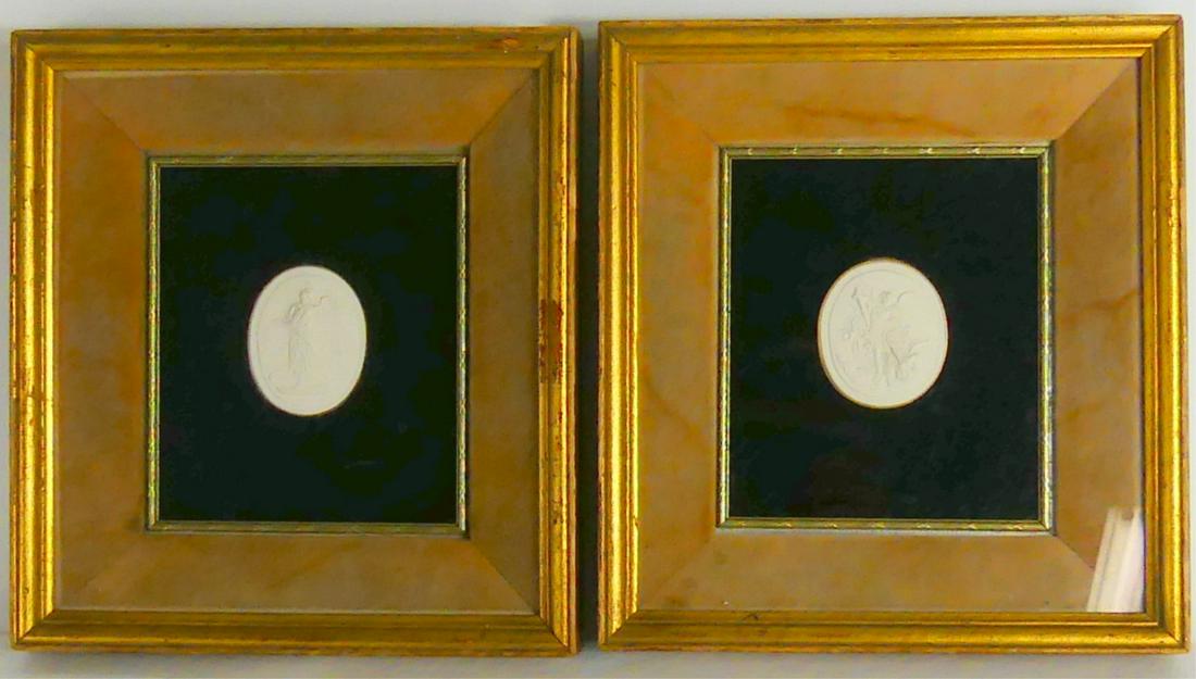 PR MINIATURE MYTHOLOGICAL BISQUE PLAQUES (1 of 5)