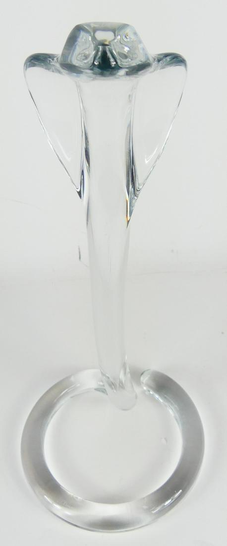DAUM FRENCH CRYSTAL COBRA SCULPTURE (1 of 10)