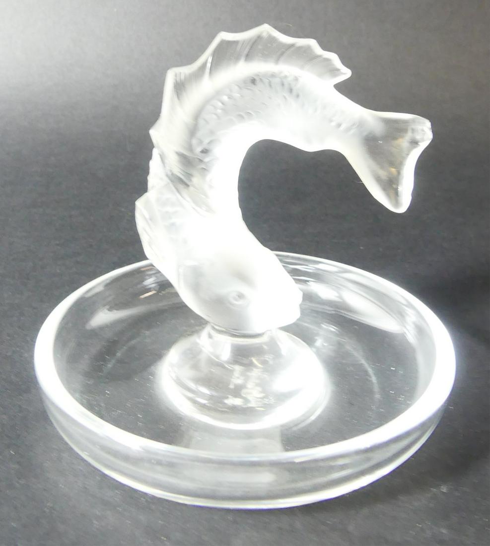 LALIQUE CRYSTAL KOI FISH RING HOLDER (1 of 6)