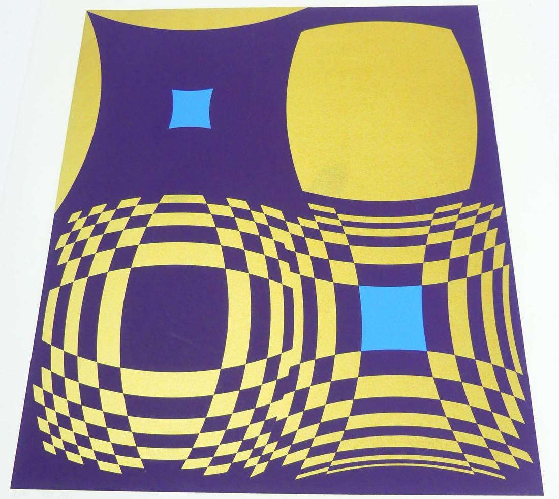 VICTOR VASARELY 'HOMMAGE A BARTOK' SCREENPRINT (1 of 5)
