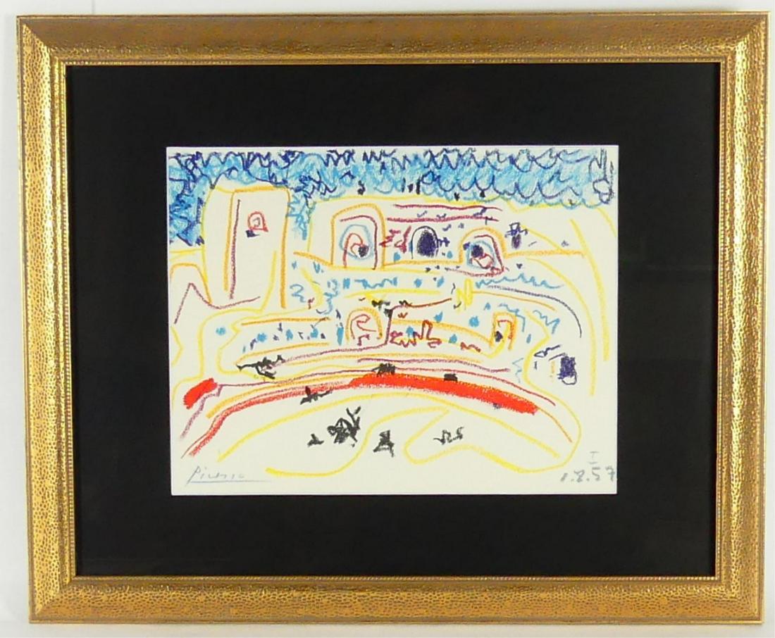 PABLO PICASSO 'TOROS y TOREROS' LITHOGRAPH SIGNED (1 of 5)