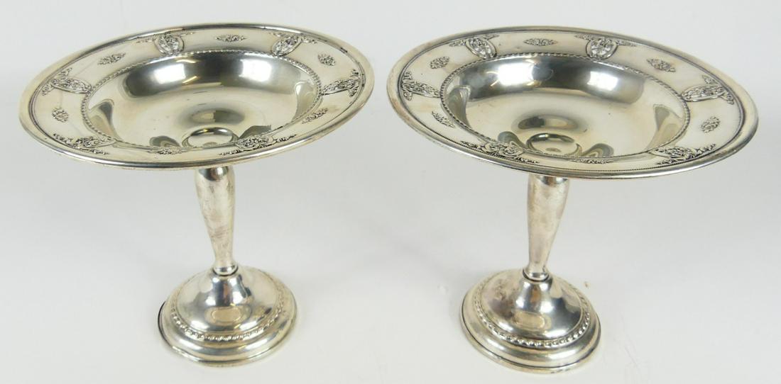 PR WALLACE ROSE POINT STERLING SILVER COMPOTES (1 of 6)