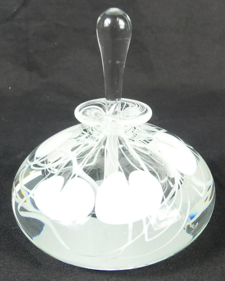 MARY ANGUS STUDIO ART GLASS PERFUME BOTTLE (1 of 7)