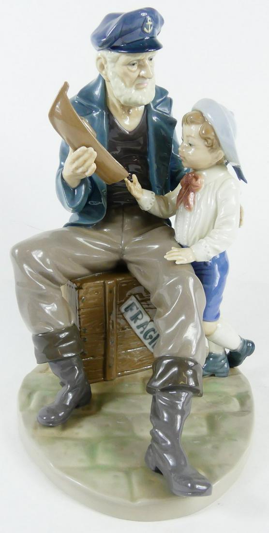 LLADRO 'A TALL YARN' PORCELAIN FIGURINE (1 of 7)