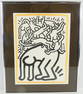 KEITH HARING 'FIGHT AIDS WORLDWIDE' LITHO w COA