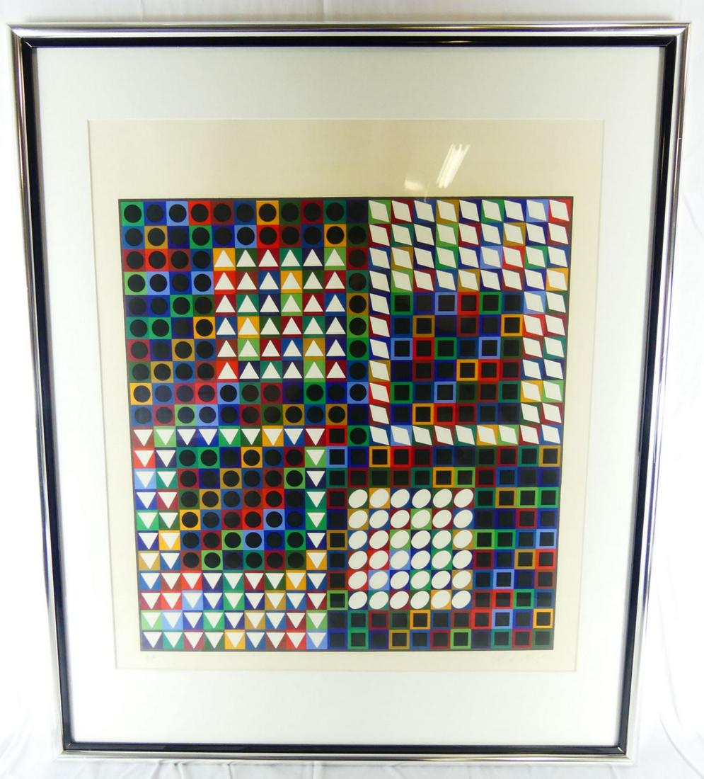 VICTOR VASARELY 'OUR MC' SERIGRAPH (1 of 11)